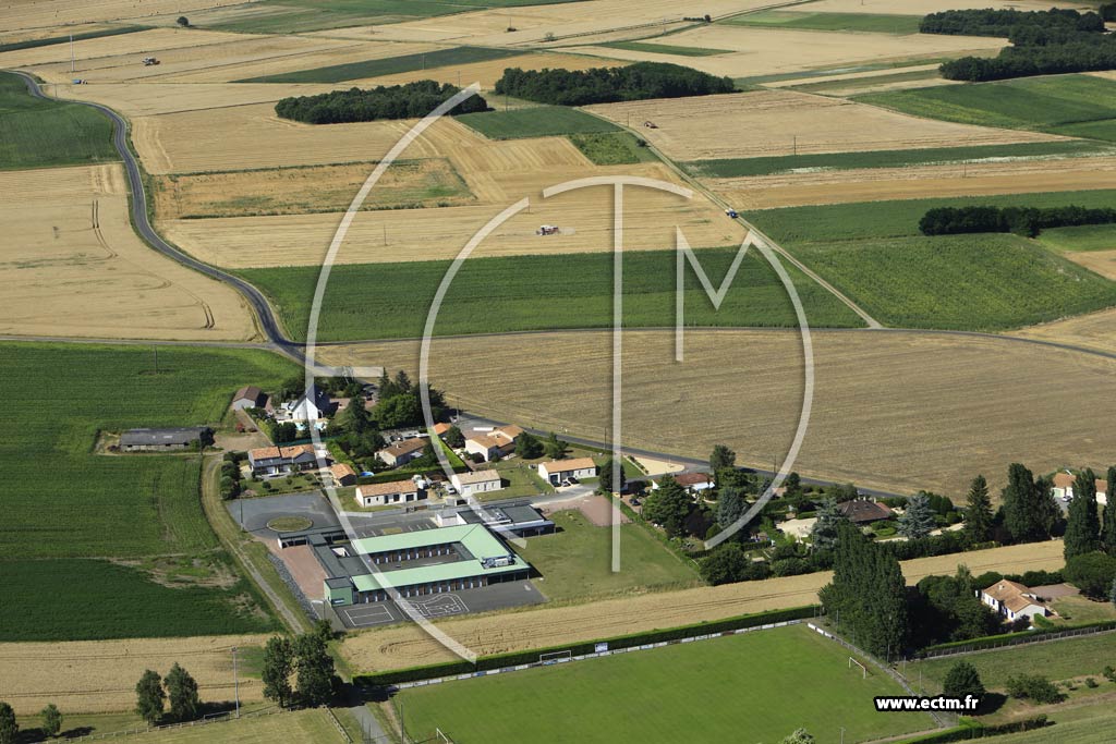 Photo arienne de Saint-Lger-de-Montbrun
