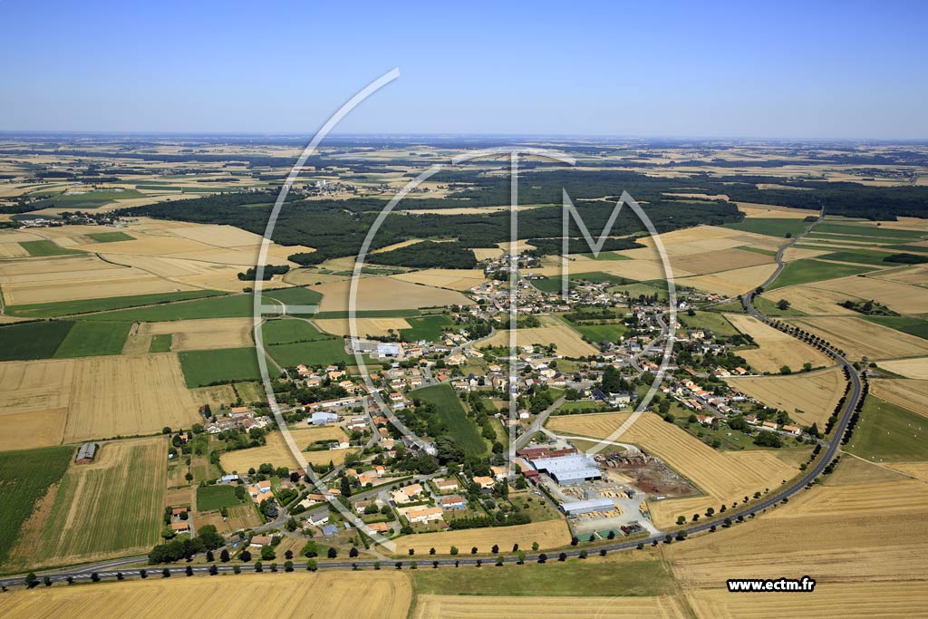 Photo arienne de Saint-Lger-de-Montbrun (Orb)