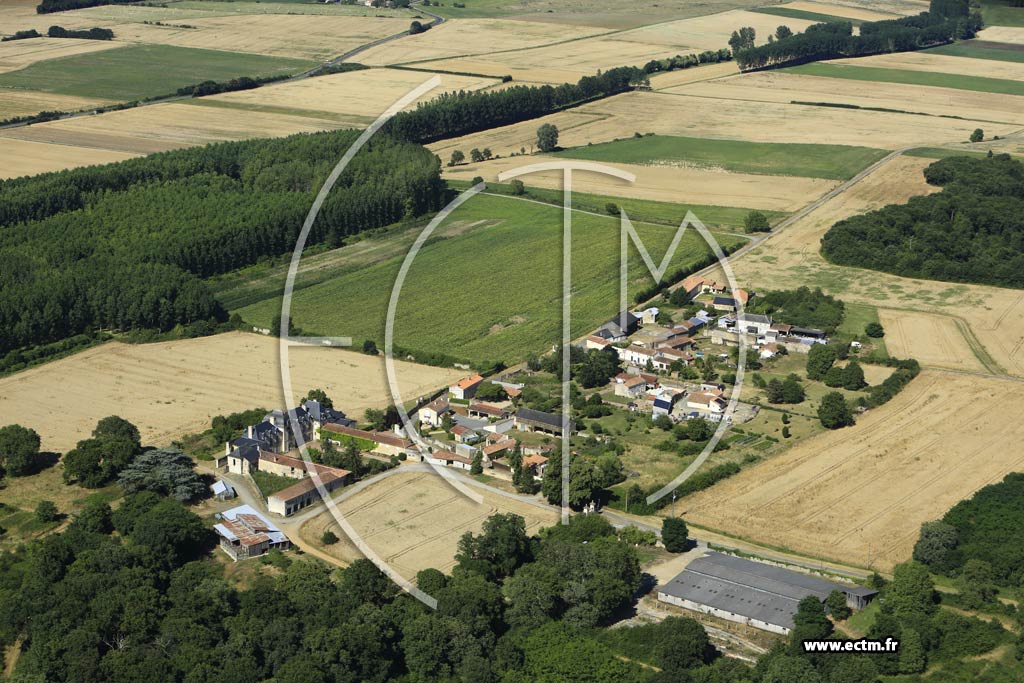 Photo arienne de Saint-Lger-de-Montbrun (Rigny)