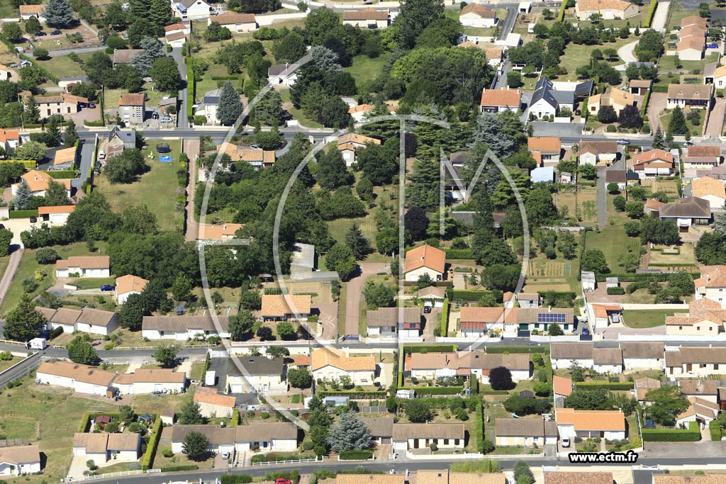 Photo arienne de Sainte-Radegonde