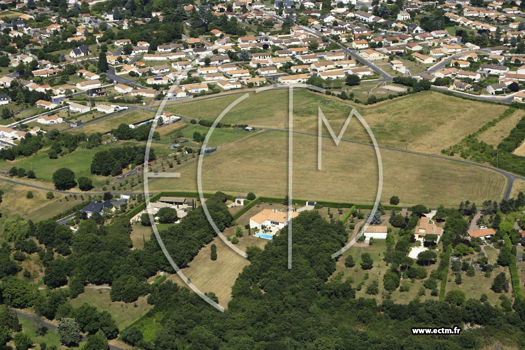 Photo arienne de Sainte-Radegonde (Route du Fief Marron)