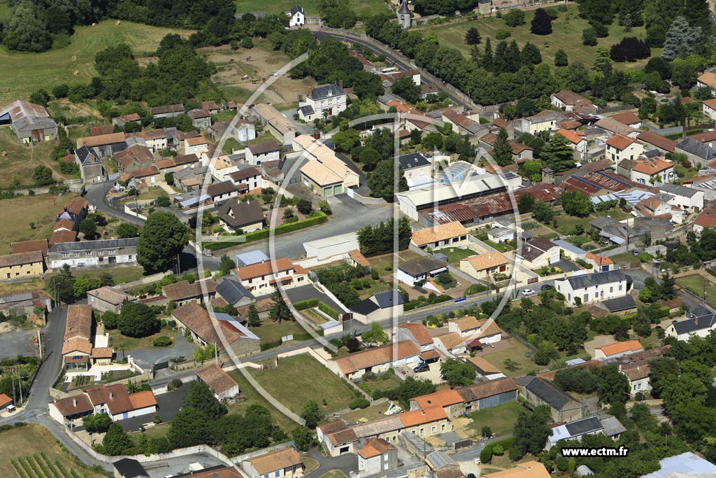 Photo arienne de Sainte-Verge