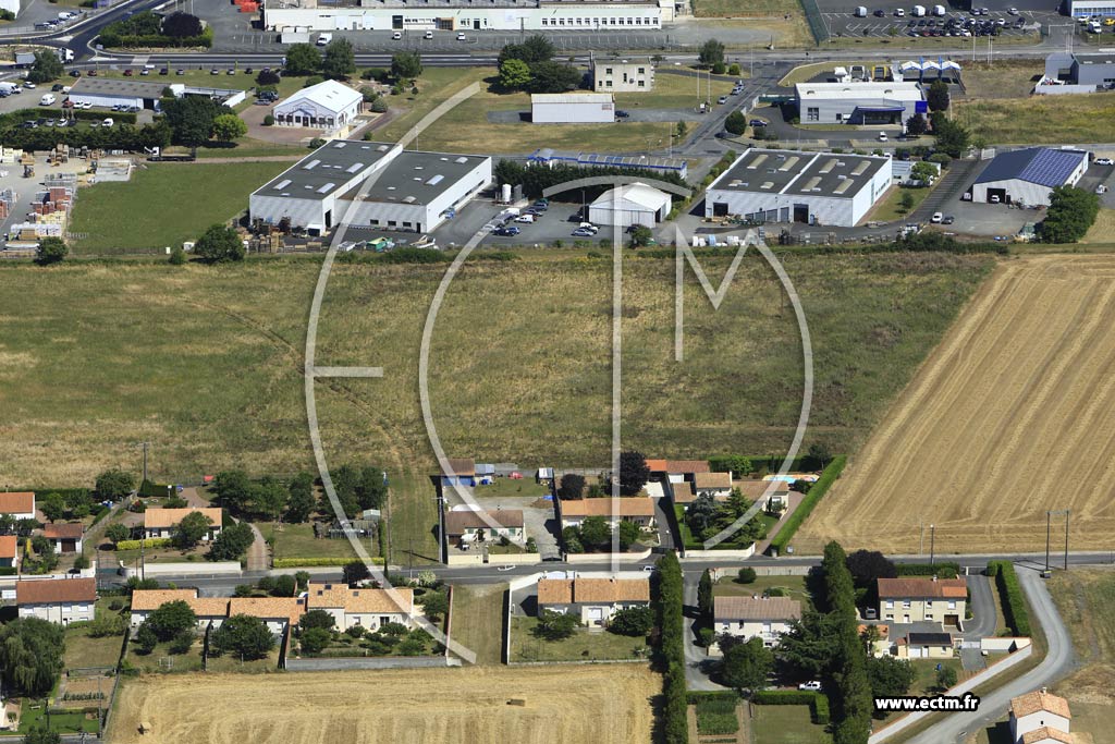 Photo arienne de Sainte-Verge