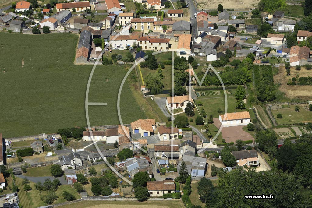 Photo arienne de Sainte-Verge