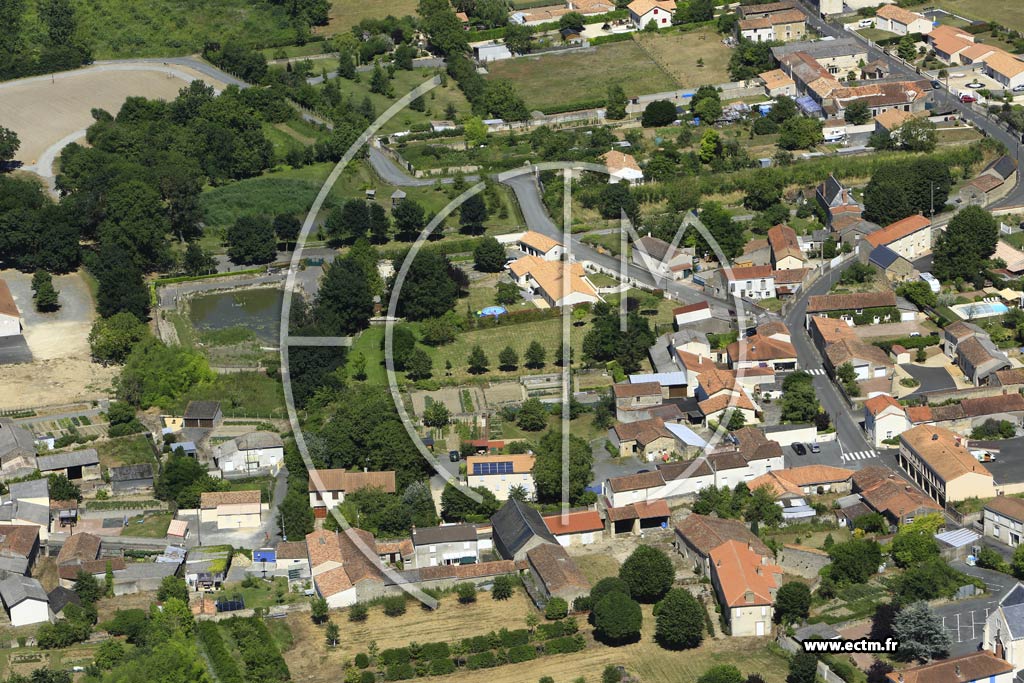 Photo arienne de Sainte-Verge