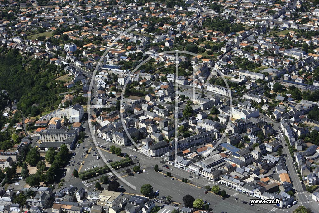 Photo arienne de Thouars