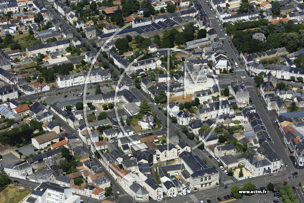 Photo arienne de Thouars
