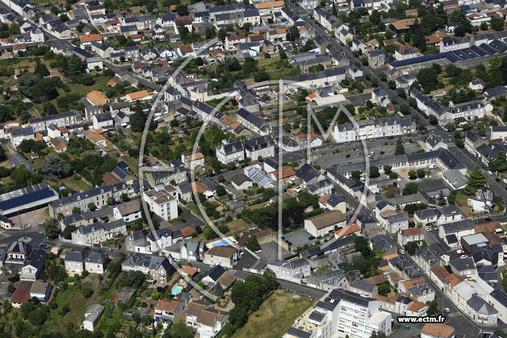 Photo arienne de Thouars