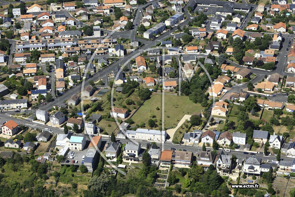 Photo arienne de Thouars