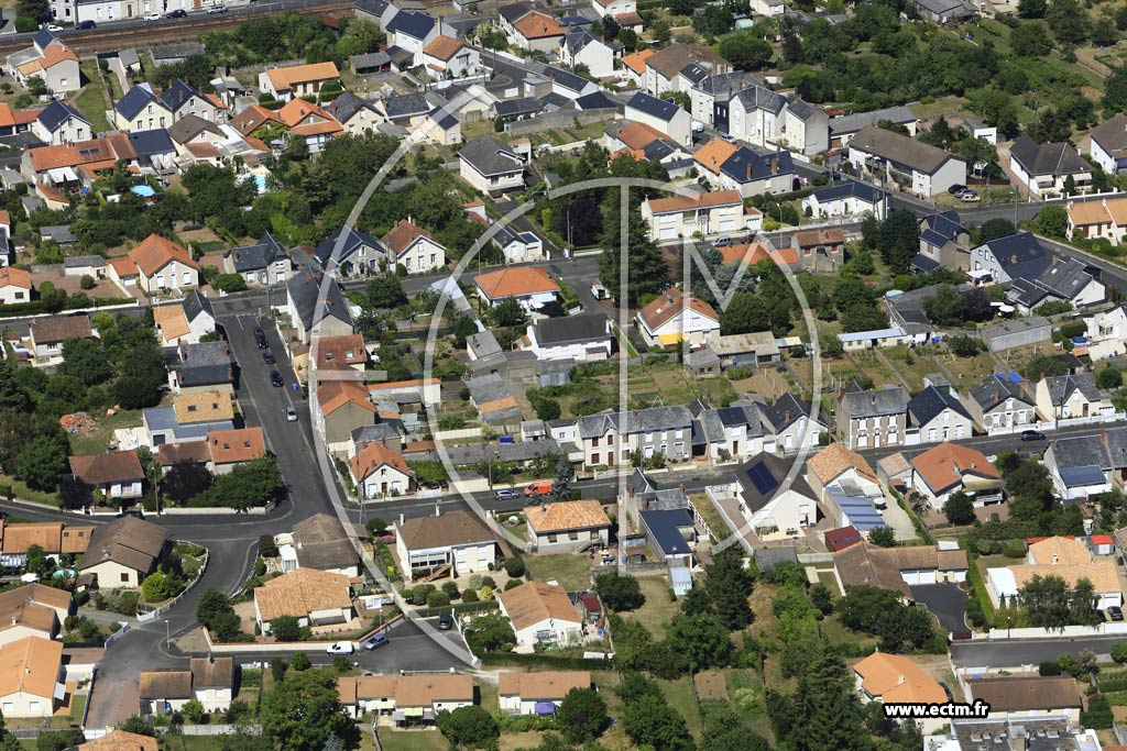 Photo arienne de Thouars