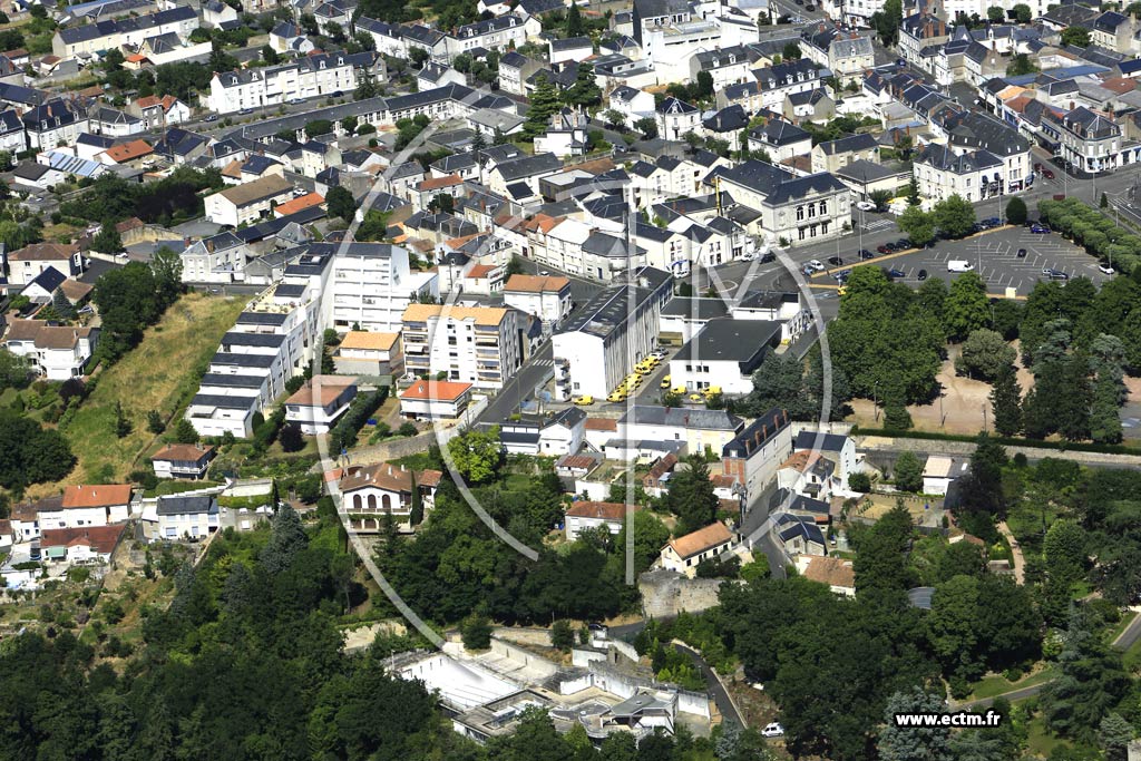 Photo arienne de Thouars (Centre)