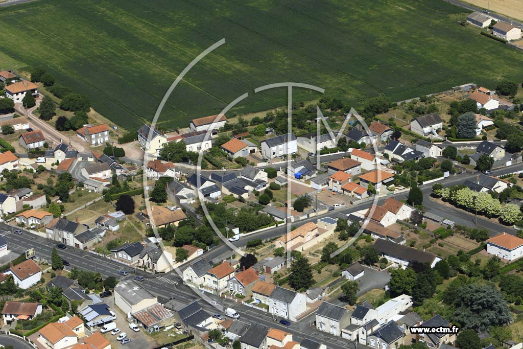 Photo arienne de Thouars (les Vauzelles)