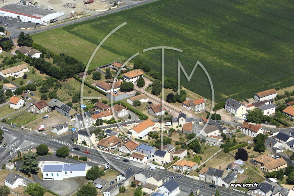 Photo arienne de Thouars (les Vauzelles)