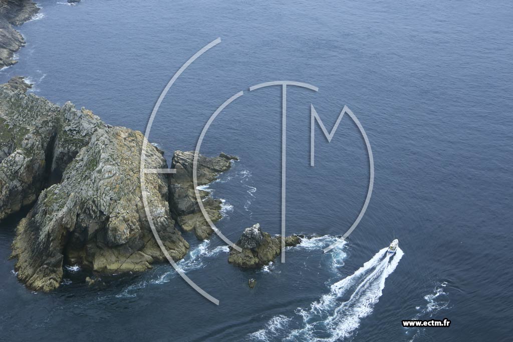 Photo arienne de Plogoff (Pointe du Raz - Bteau)