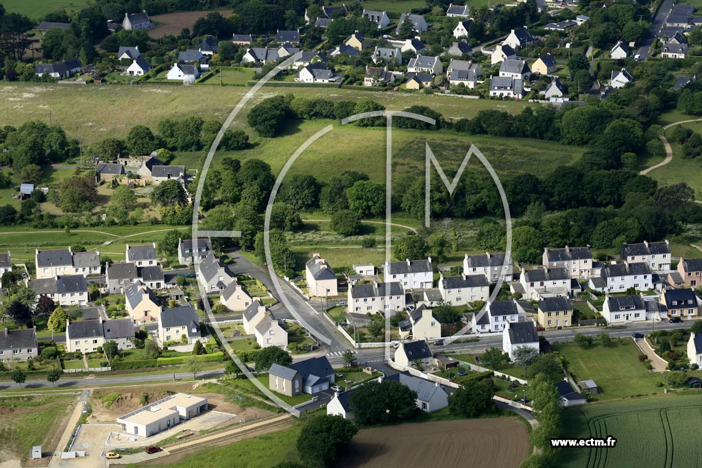 Photo arienne de Plonour-Lanvern