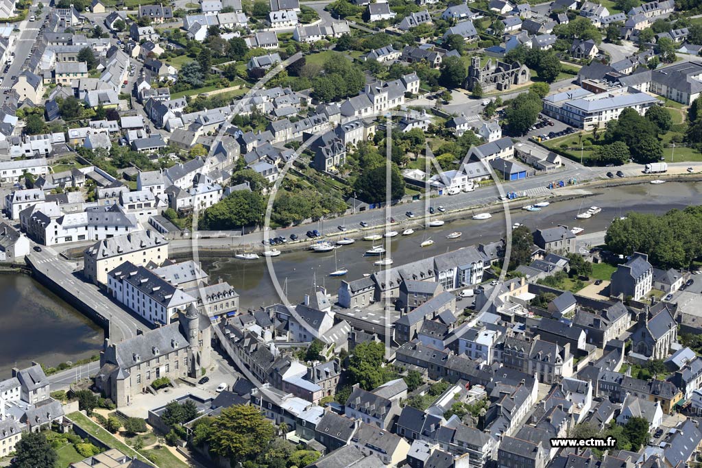 Photo arienne de Pont-l'Abb (Centre)