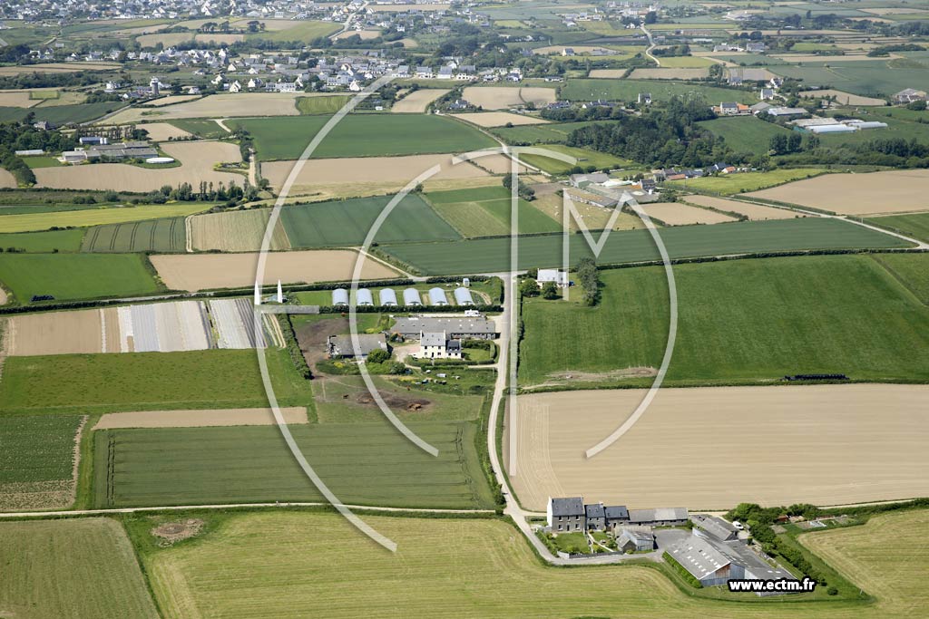 Photo arienne de Plougonvelin (Kerautret - Kerveur)