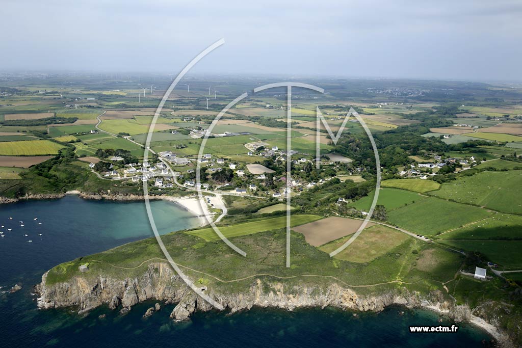 Photo arienne de Ploumoguer (Kerlochouarn)