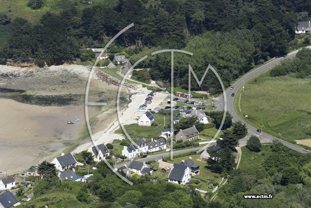 Photo arienne de Locquirec (le Moulin de la Rive)