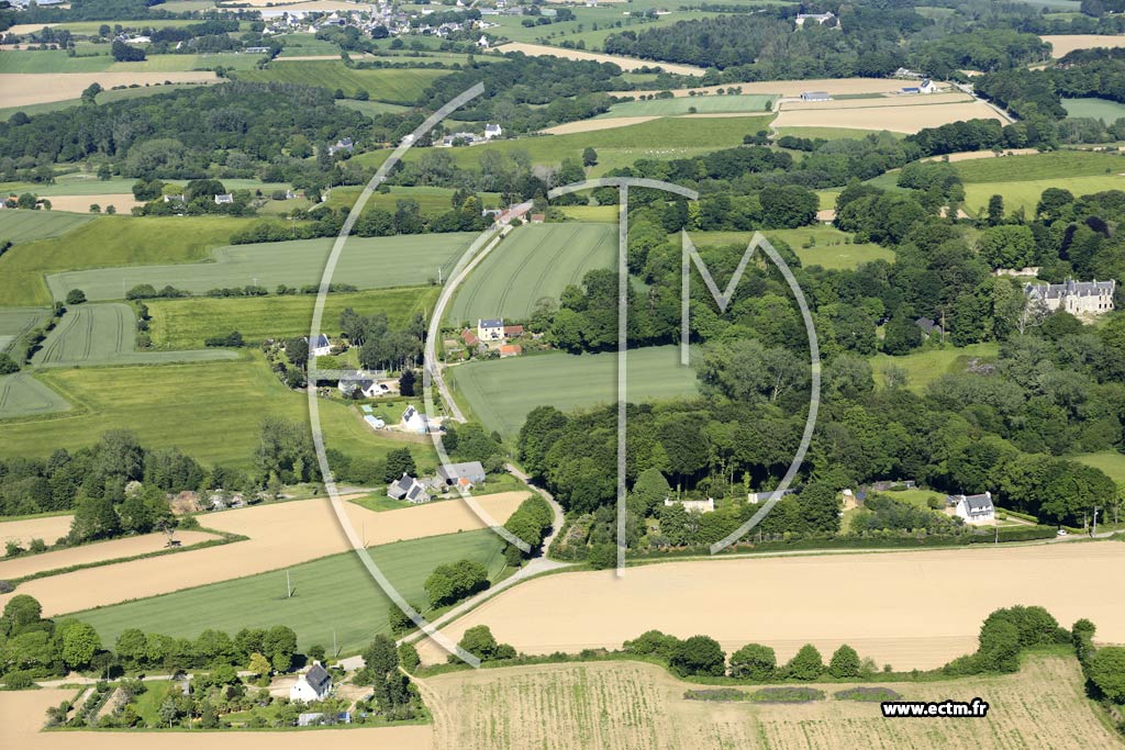 Photo arienne de Morlaix (Dourmeur)
