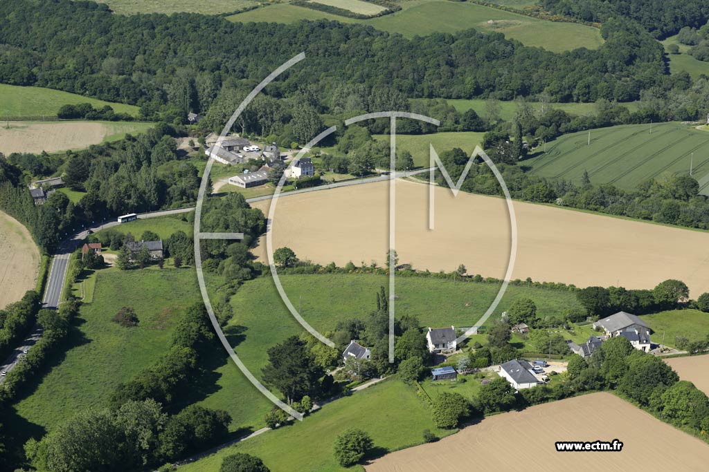 Photo arienne de Morlaix (Kerlannic)