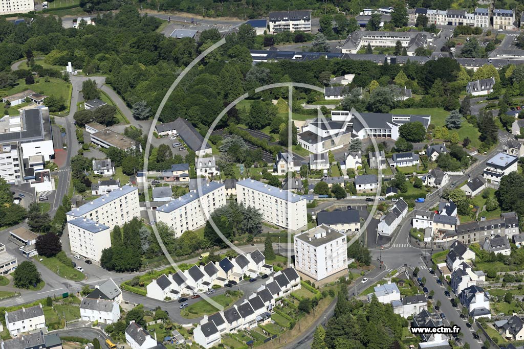 Photo arienne de Morlaix (Kernguez)