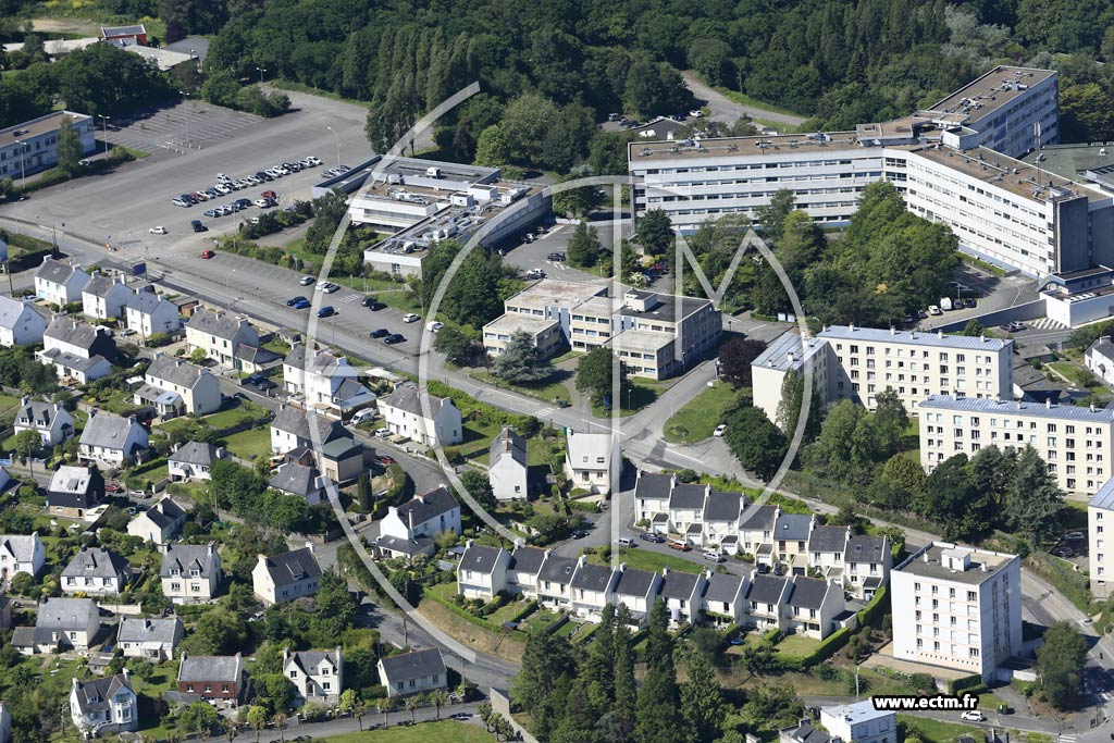 Photo arienne de Morlaix (Kernguez)