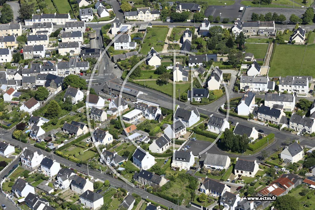 Photo arienne de Morlaix (la Madeleine)