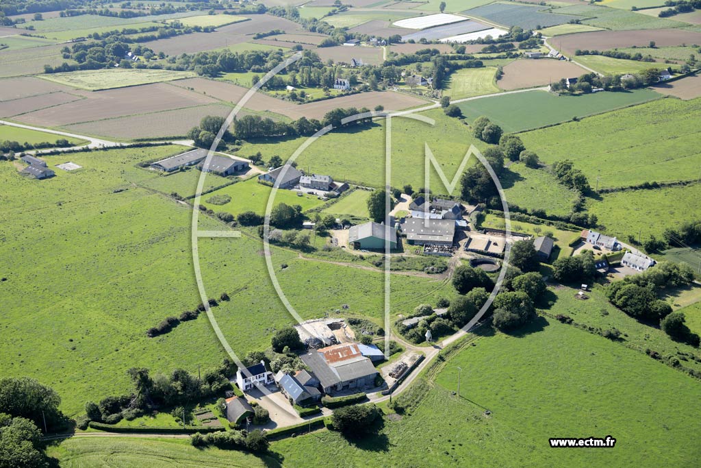 Photo arienne de Morlaix (la Villeneuve)