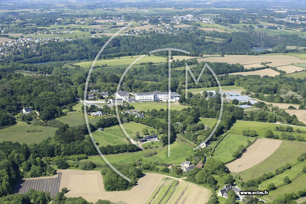 Photo arienne de Morlaix (le Mnez)