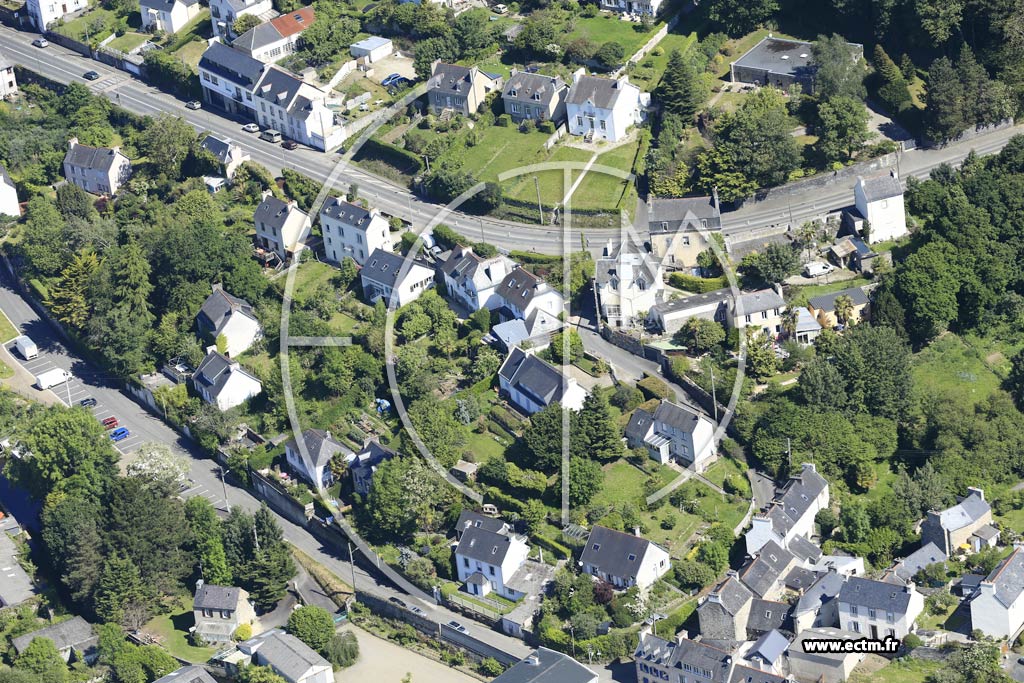 Photo arienne de Morlaix (le Val Pinard)