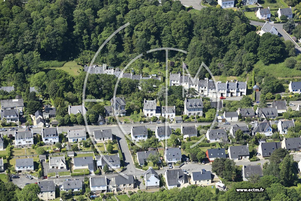 Photo arienne de Morlaix (le Val Pinard)