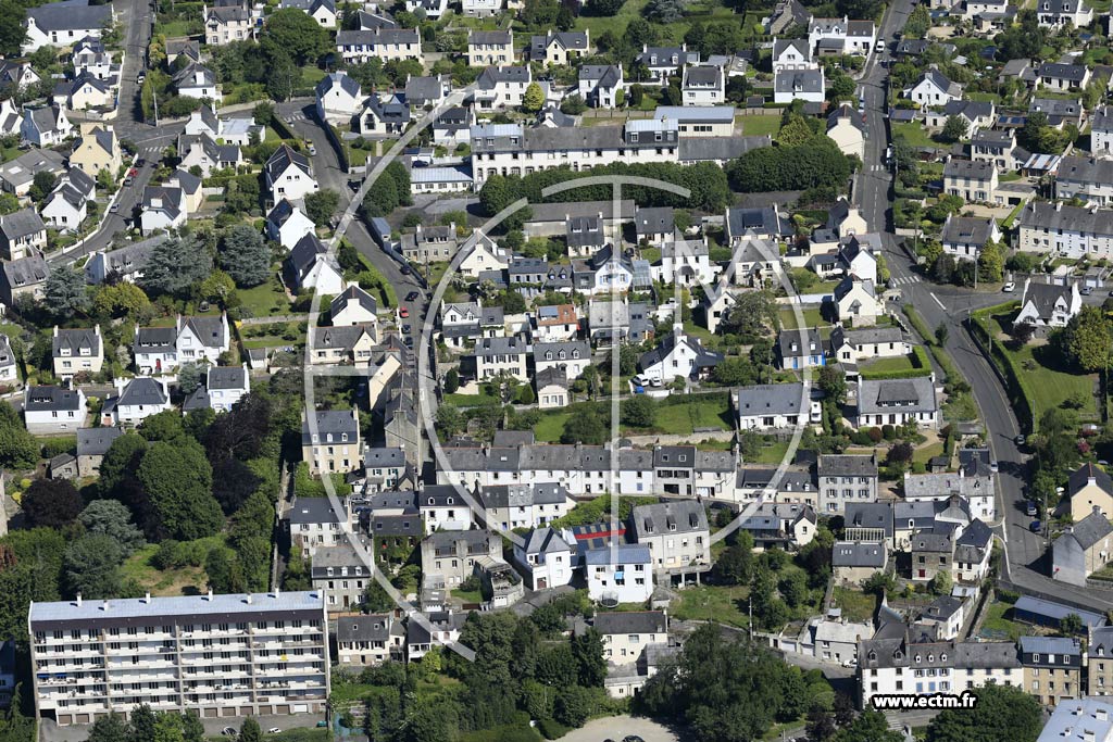 Photo arienne de Morlaix (Pen An R)