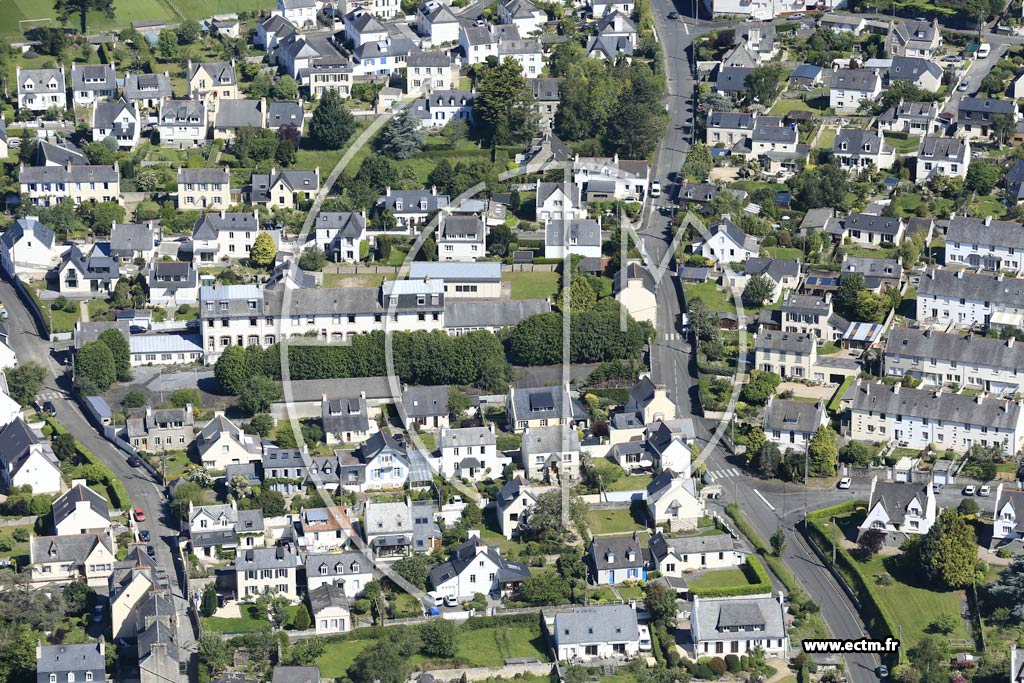 Photo arienne de Morlaix (Pen An R)