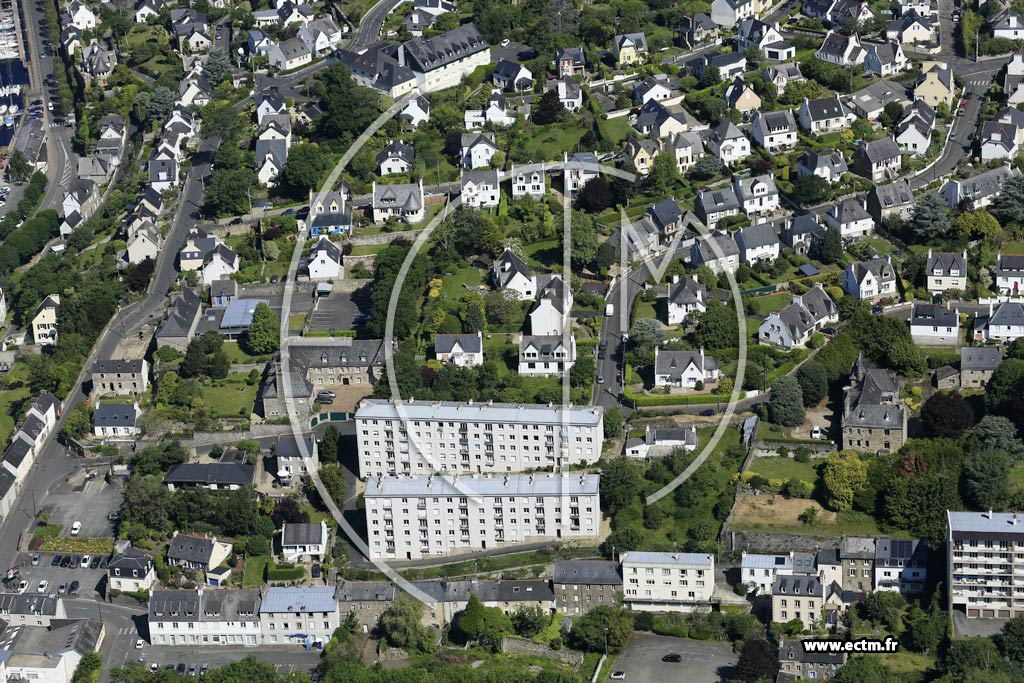 Photo arienne de Morlaix (Pen An R)