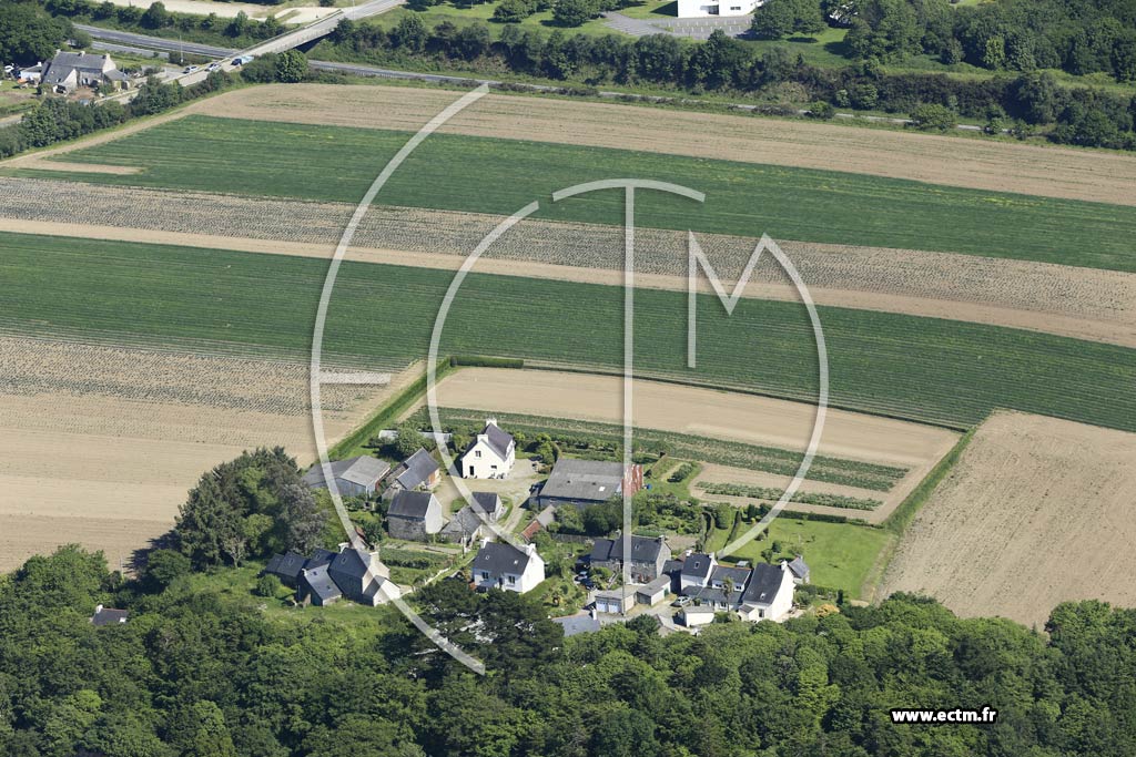 Photo arienne de Morlaix (Pencrac'H)