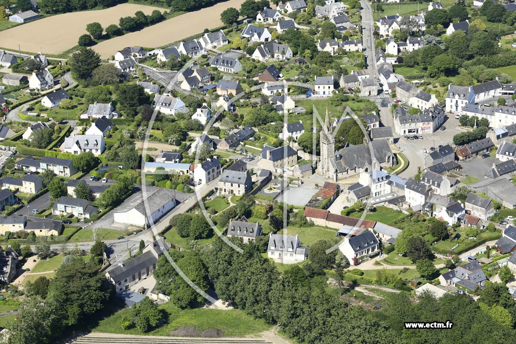 Photo arienne de Morlaix (Ploujean)