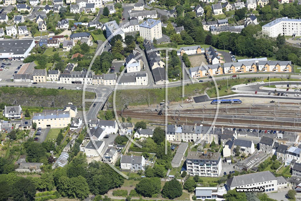 Photo arienne de Morlaix (Porsmeur)