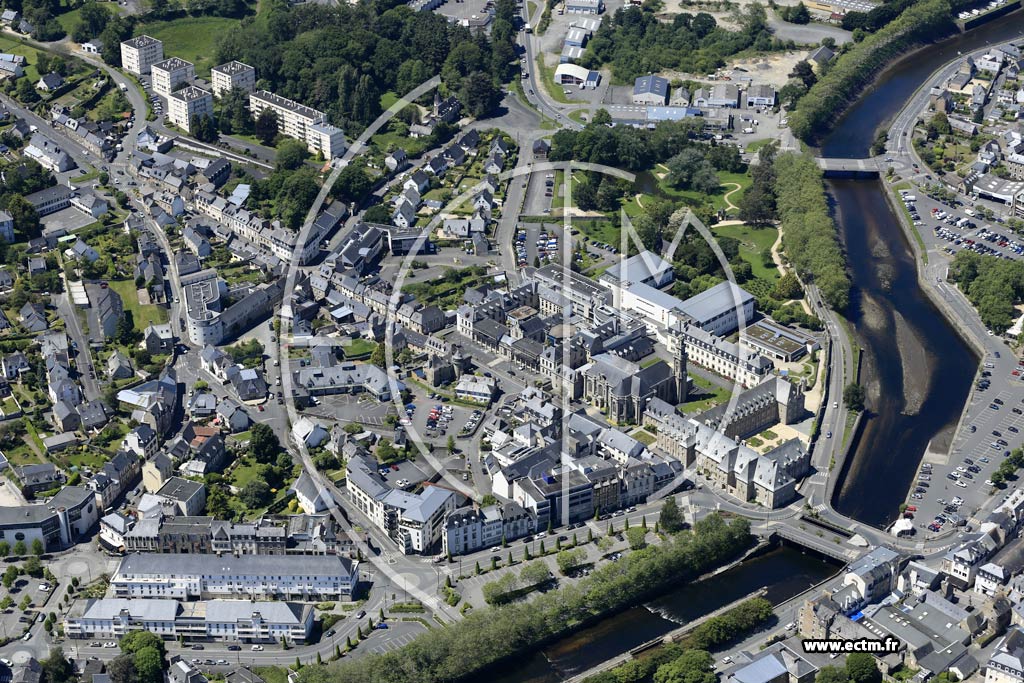 Photo arienne de Lannion