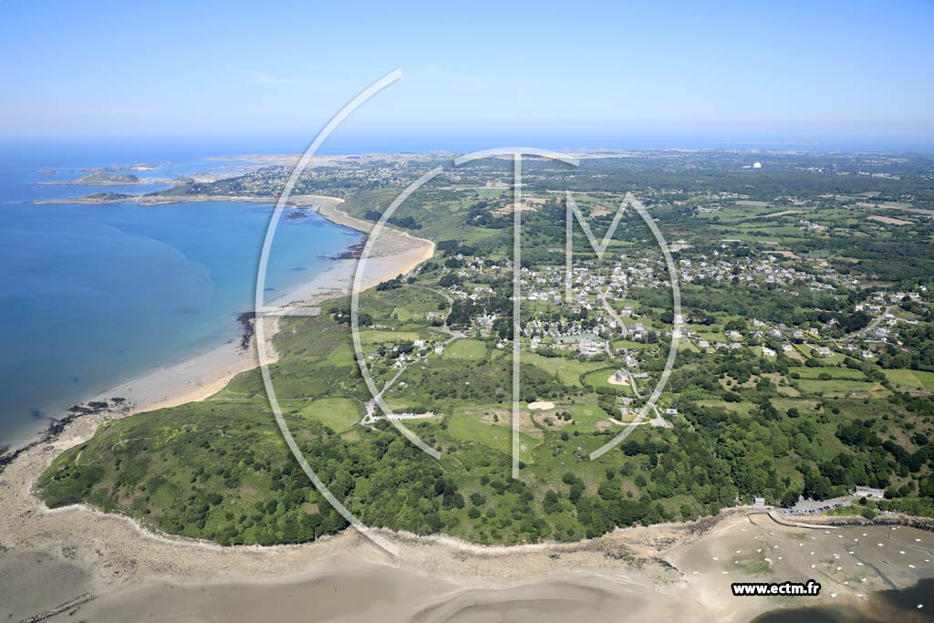 Photo arienne de Lannion (Beg Lguer)