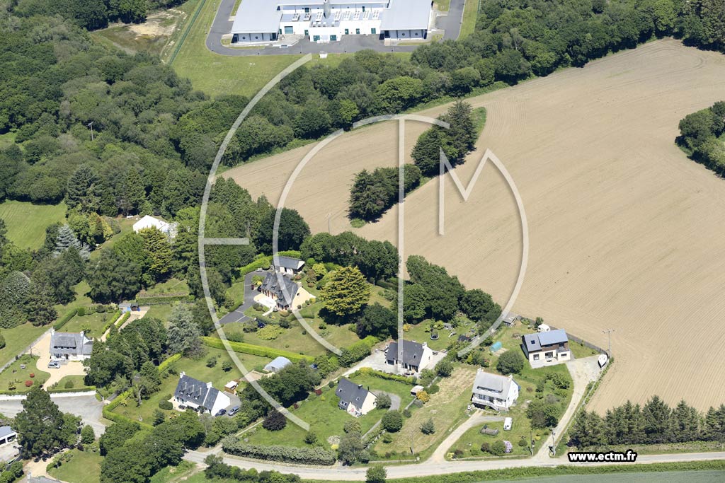Photo arienne de Lannion (Kerbalanec)