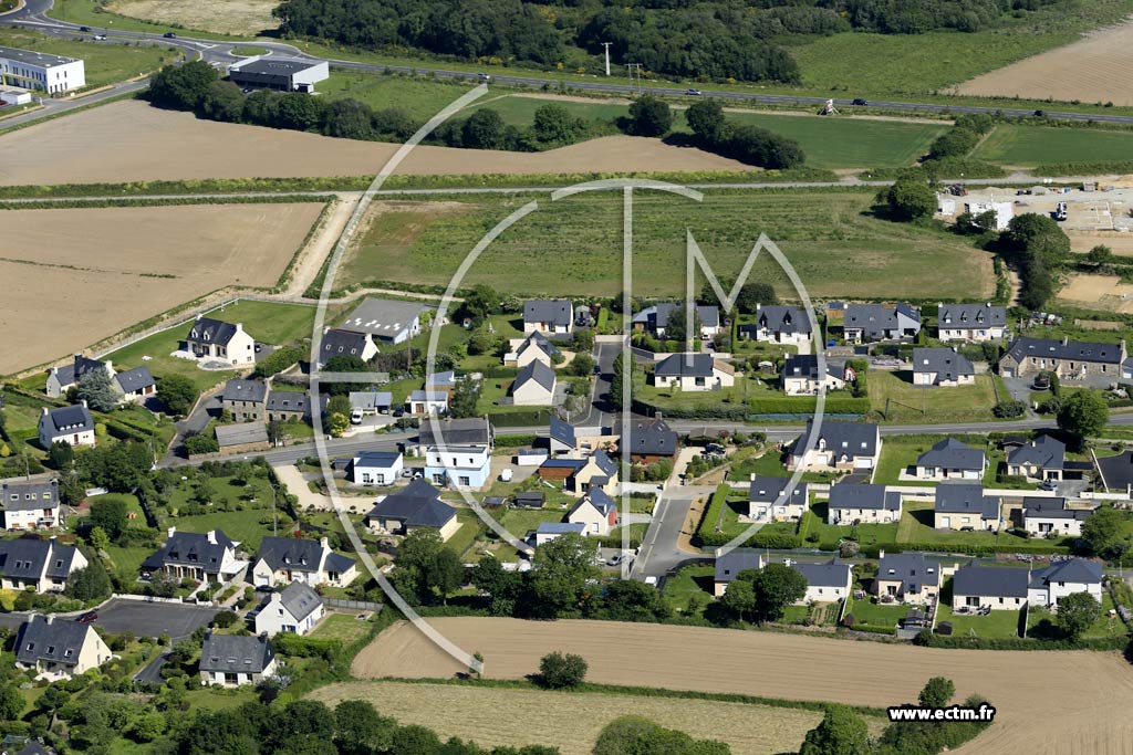 Photo arienne de Lannion (le Rusquet)