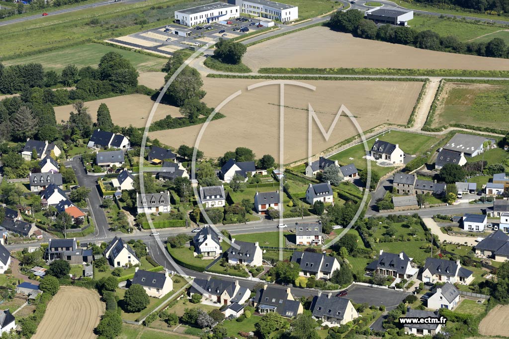 Photo arienne de Lannion (le Rusquet)