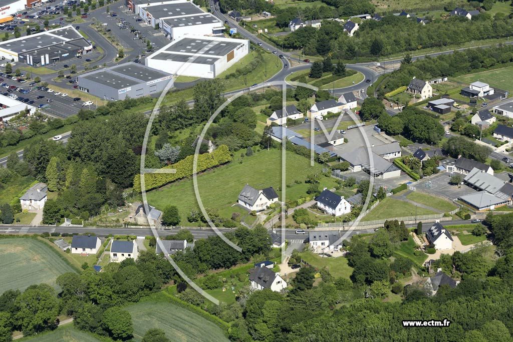 Photo arienne de Lannion (le Rusquet)