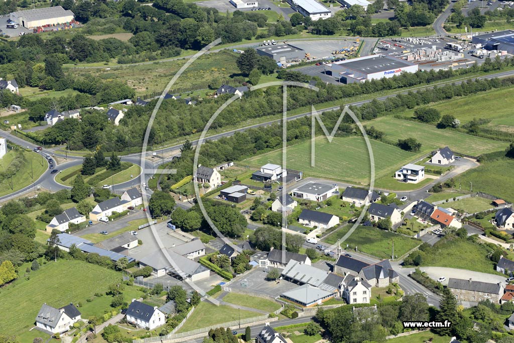 Photo arienne de Lannion (le Rusquet)