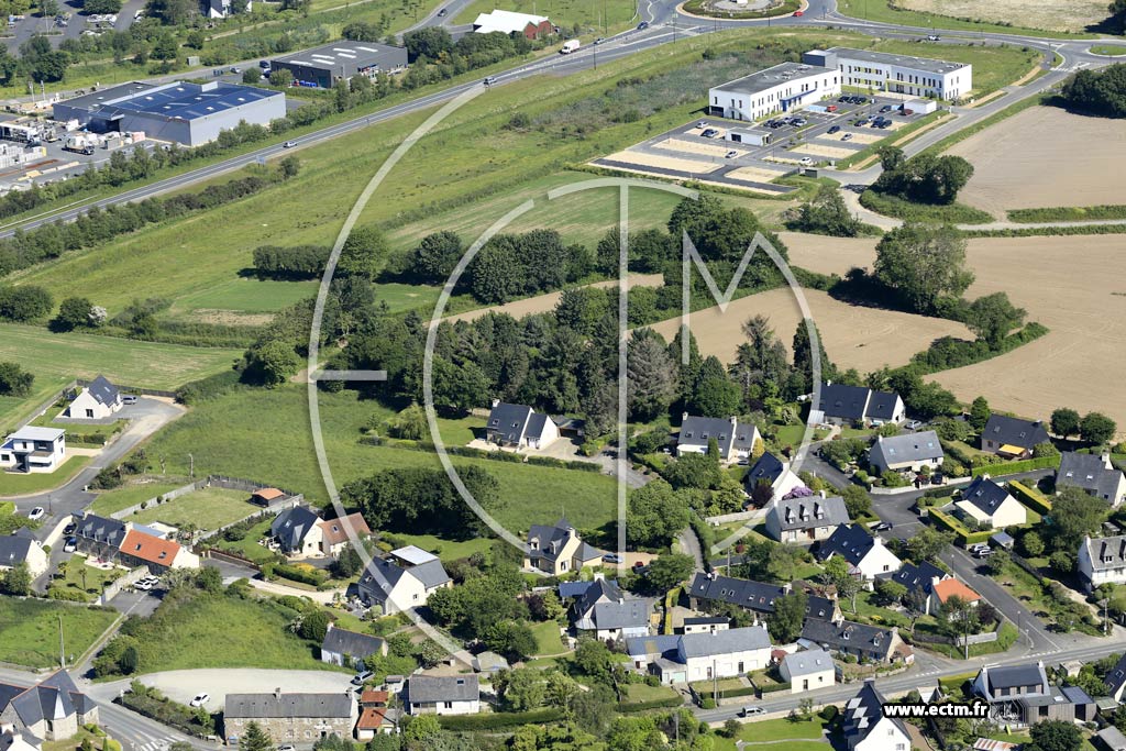 Photo arienne de Lannion (le Rusquet)
