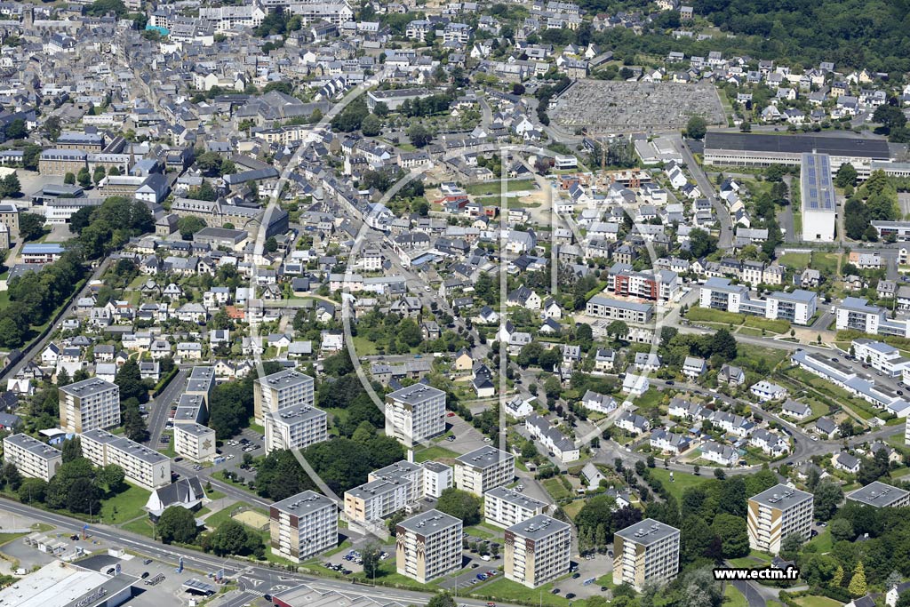 Photo arienne de Lannion (les Fontaines)
