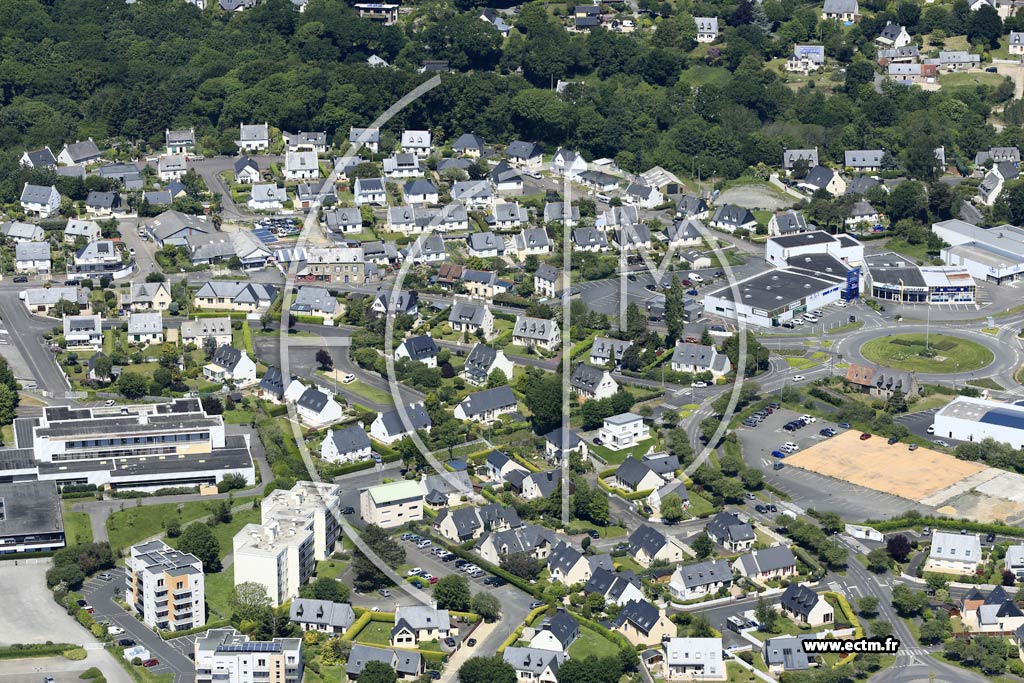 Photo arienne de Lannion (Porz Ar Prat)