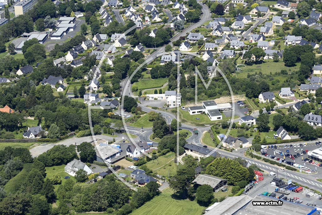 Photo arienne de Lannion (Saint-livet)