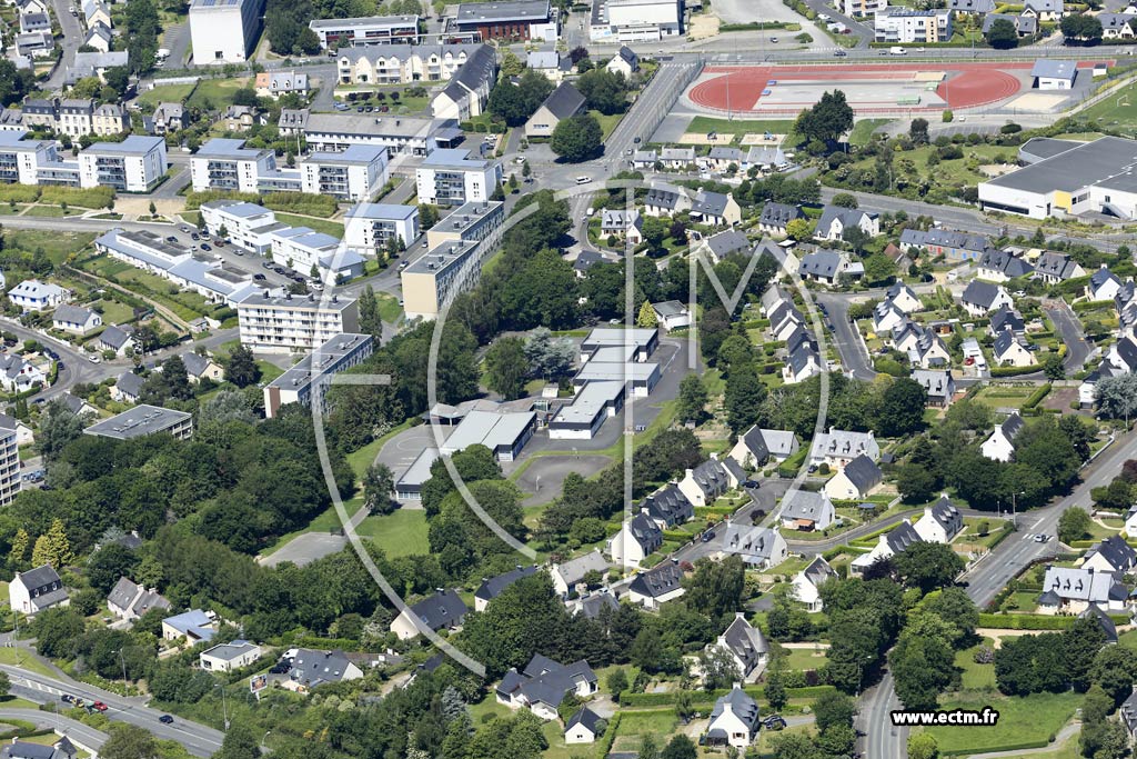 Photo arienne de Lannion (Saint-livet)